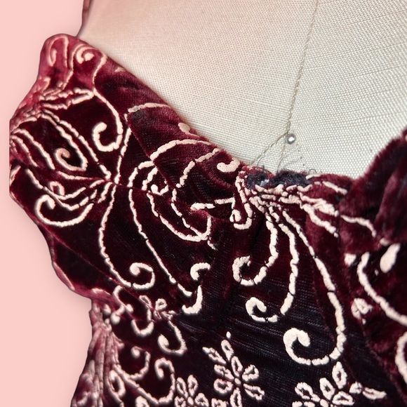 Vintage Betsey Johnson Punk Label Empire Waist Dress - Picture 5 of 10